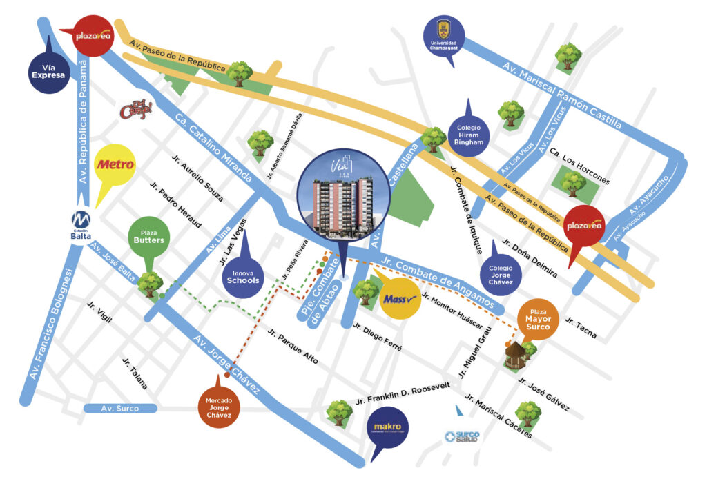 mapa viu